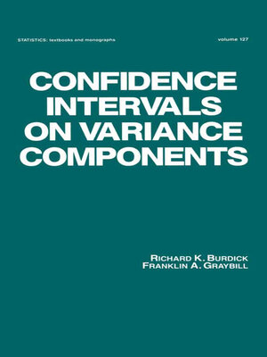 cover image of Confidence Intervals on Variance Components